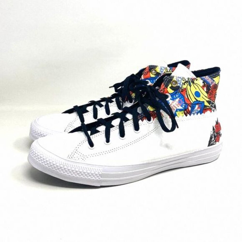 💖MEGA SALE💖Converse CTAS Chuck Taylor Hi Mi Gente 171494C Women White Leather